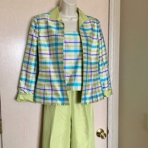 ❌🛑DONATED🛑❌DESC! Kasper A.S.L. Petite 3-pc Pantsuit - 6P